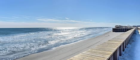 On the beach