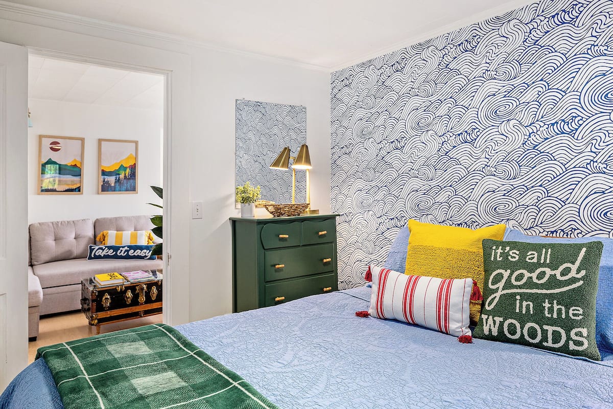 Stuga Premium - kök - havsutsikt | 1 sovrum, individuell inredning, unika möbler och ljudisolering