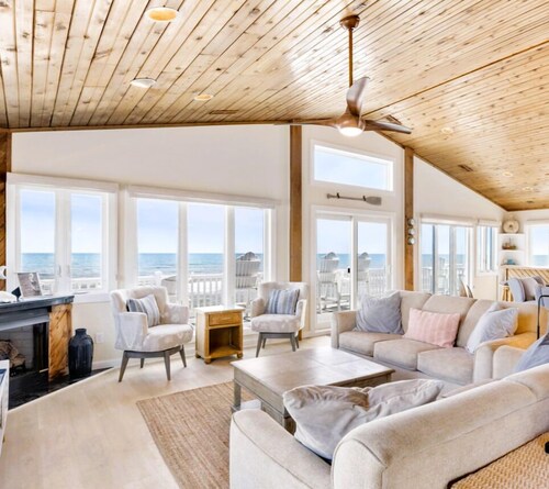 Oceanfront, Hot Tub, Game Room