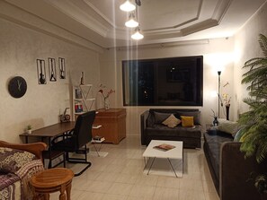 Living area - Superb flat in the heart of Tangier  (Tanger)