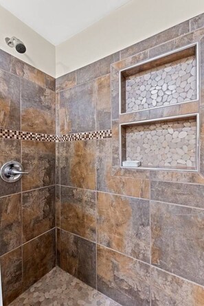 Shower, towels
