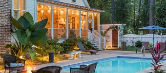 The Cutest Farmhouse with Salt Water Pool