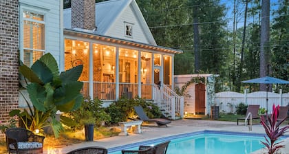 The Cutest Farmhouse with Salt Water Pool