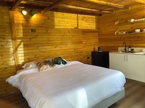 Literie de qualité supérieure, couette en duvet d'oie, minibar