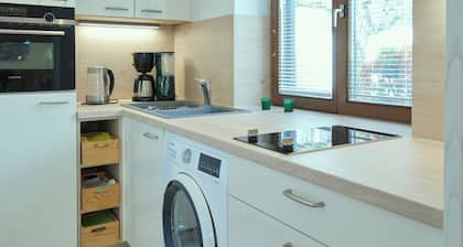 Ferienwohnung Reckzeh 63 qm mit Terrasse und Separatem Schlafzimmer