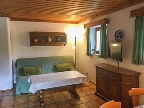 1 soveværelse, sengetøj