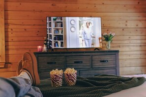 2 bedrooms, in-room safe, iron/ironing board, travel cot