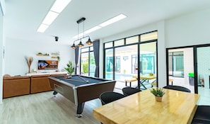 Villa familiar | Área de sala de estar