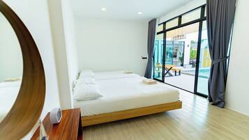 Familienvilla | 4 Schlafzimmer, individuell eingerichtet, Schreibtisch, kostenloses WLAN