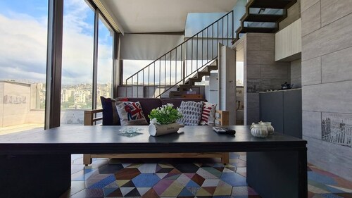 Studio Dbayeh Near Abc Wz Duplex Rooftop, Sea View