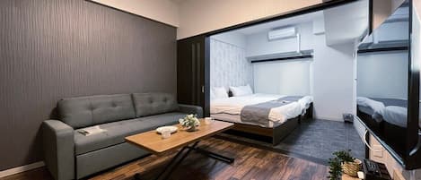 1 多间卧室、熨斗/熨衣板、WiFi、床单