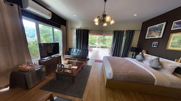 Superior Double Room, 1 King Bed, Non Smoking, Mountain View | Premium bedding, down duvets, individually decorated