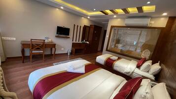 华丽客房 | 1 多间卧室、免费 WiFi、床单