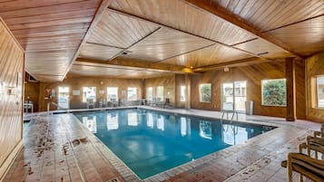 Indoor pool, a heated pool