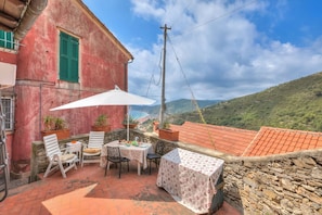 Family Apartment, 1 Bedroom, Terrace, Mountainside (La Stalletta Relax -  private park) | Outdoor dining