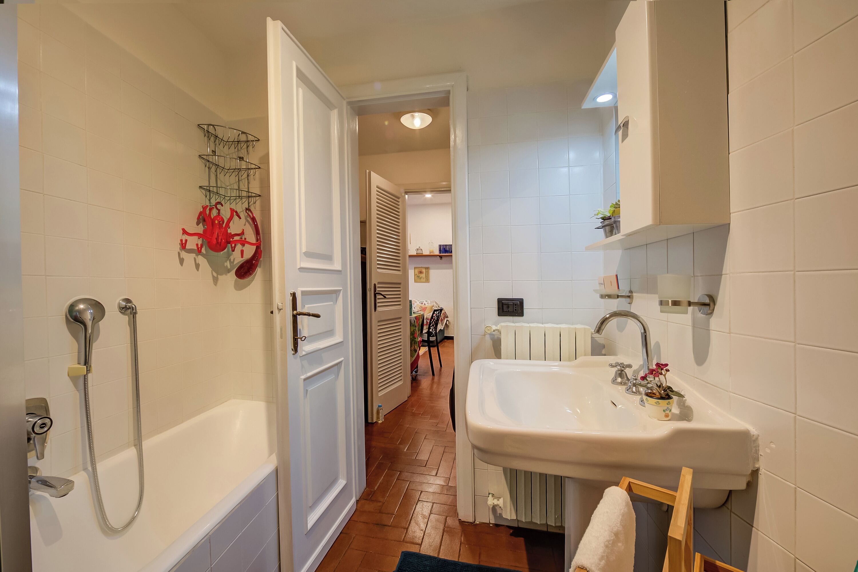 Family Apartment, Multiple Bedrooms, Mountainside (La Stalletta Relax -  private park) | Bathroom | Shower, hair dryer, bidet, towels