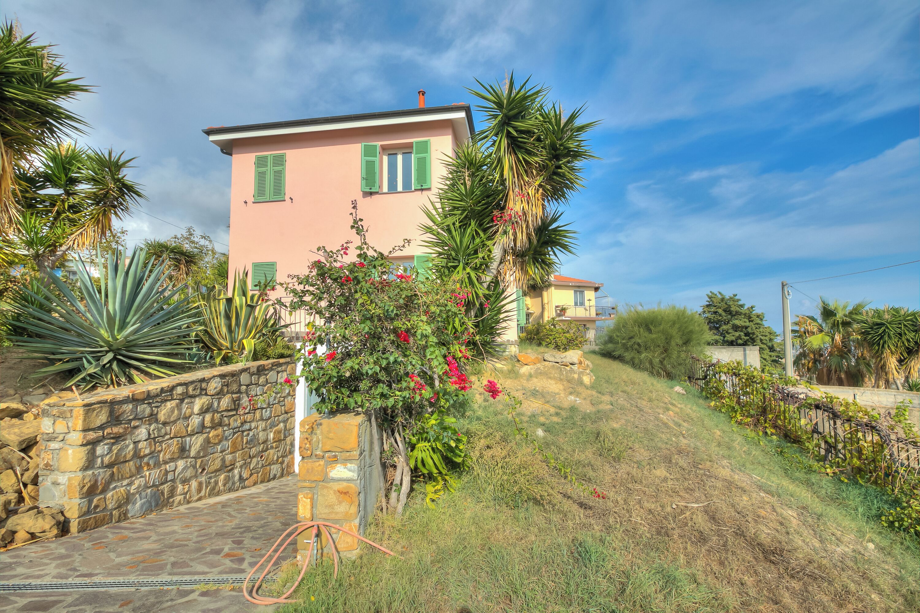 Familjelägenhet - flera sovrum - 2 badrum (Palms Villa - Sea View) | Boendeområde