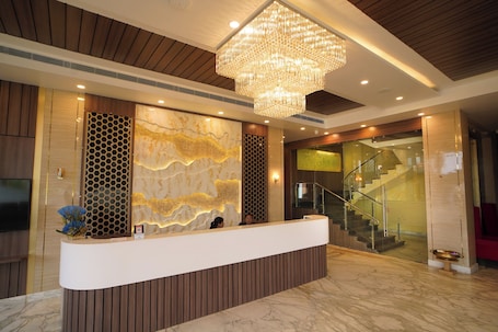 Reception. Shanti seaview resort and spa