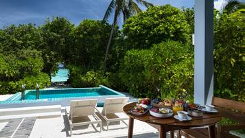 Vila (Sunset Beach with Pool) | Terraço/pátio