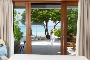 Villa (Sunset Beach) | Sábanas de algodón egipcio y ropa de cama de alta calidad