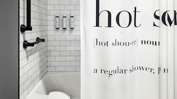 Room, 2 Queen Beds | Bathroom | Free toiletries, hair dryer, towels, soap