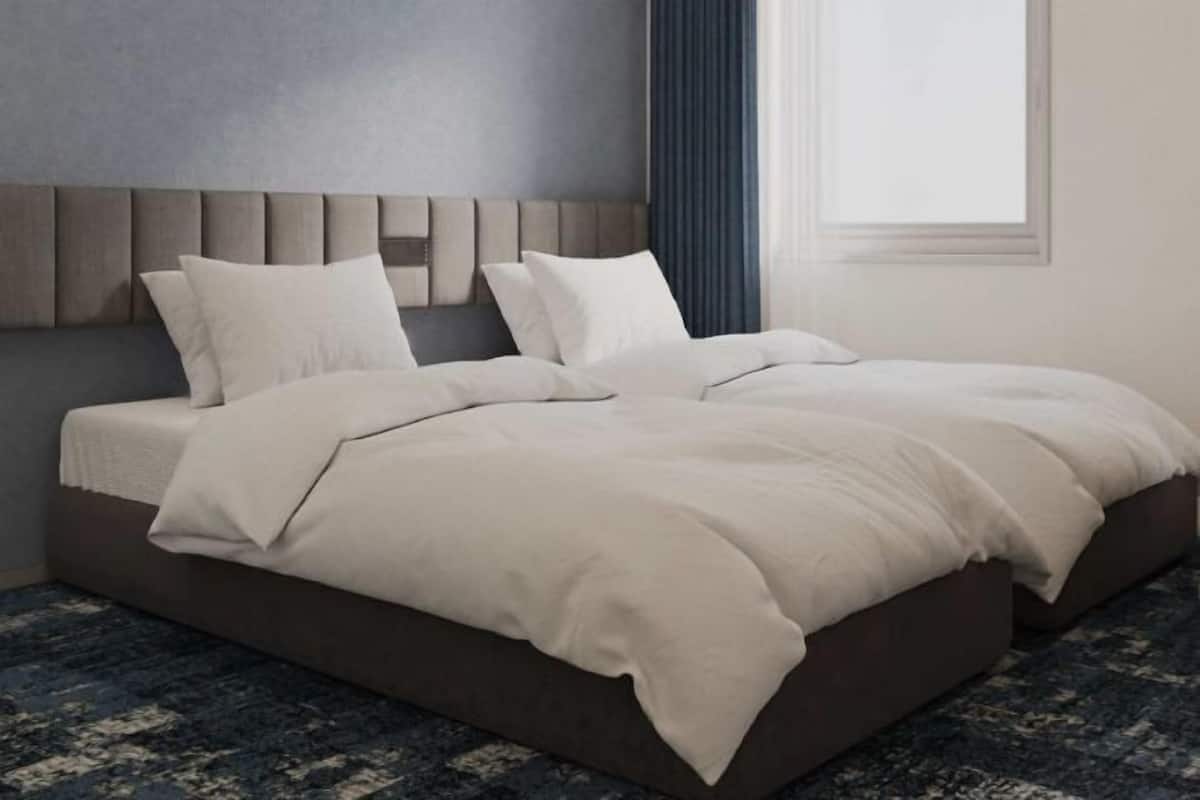 1 habitación y ropa de cama