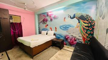 Deluxe tweepersoonskamer | Lakens van Egyptisch katoen, luxe beddengoed, geluiddichte muren