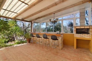 Outdoor dining - Villa "Casa Palma" with Private Pool & 3 Private Terraces (Paderne)