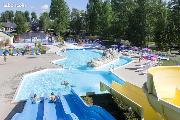 Indoor pool, a heated pool