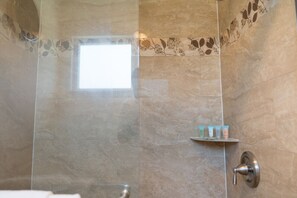 Hair dryer, towels
