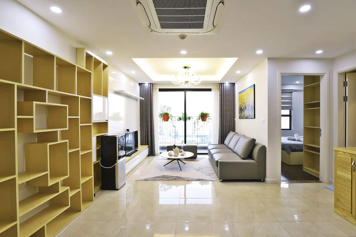 Apartamento de lujo, 1 habitación, vistas a la ciudad | Ropa de cama de alta calidad y edredones de plumas
