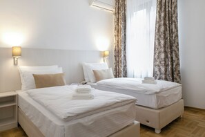 2 habitaciones y sábanas de algodón egipcio 