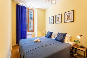 1 bedroom, iron/ironing board, free WiFi, bed sheets