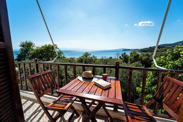 Chambre Double ou avec lits jumeaux | Vue depuis le balcon
