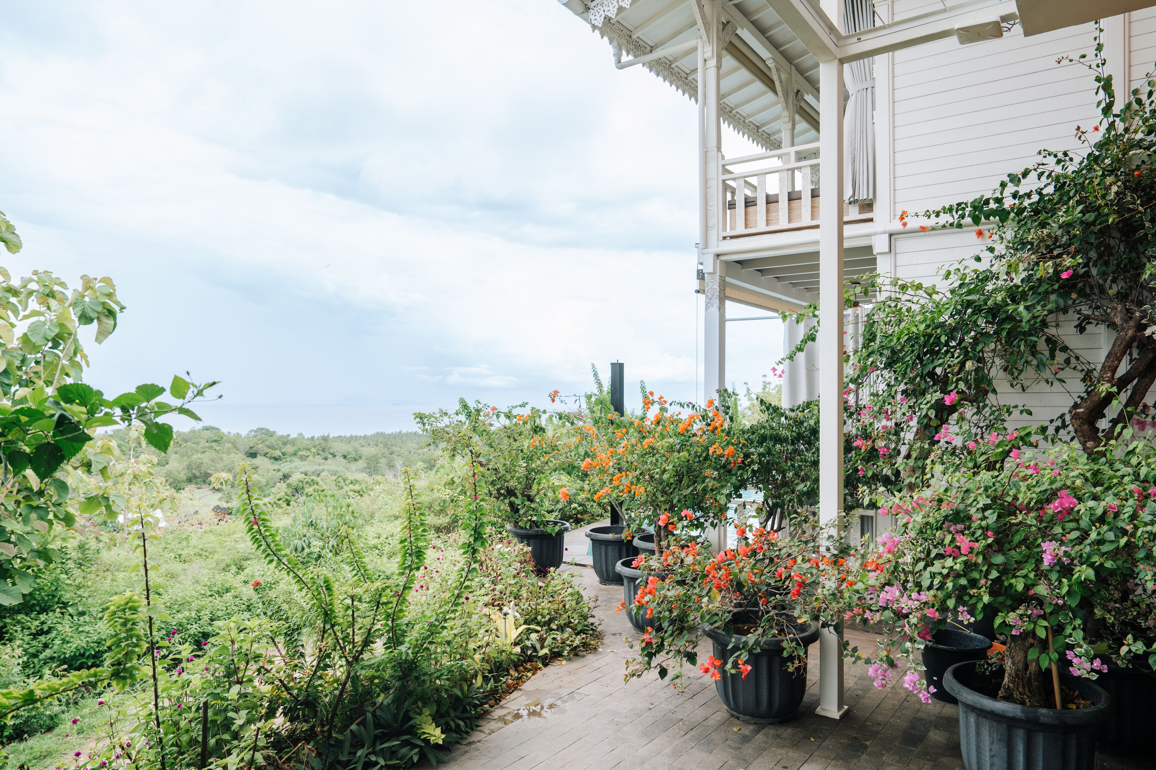 Façana frontal de l'allotjament
