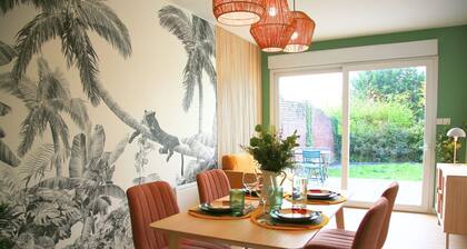 L'EDEN CHIC- Balnéo-Jardin-Parking gratuit, à deux pas de la CarriÚre Wellington