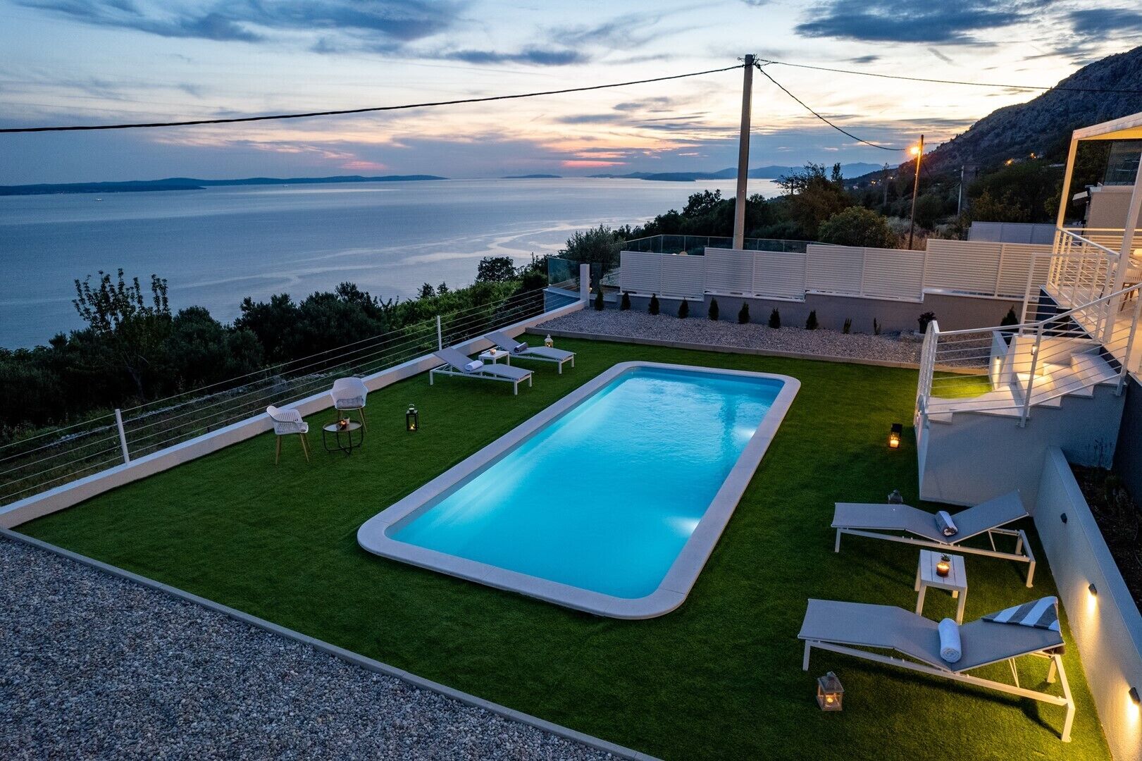 Piscine chauffée