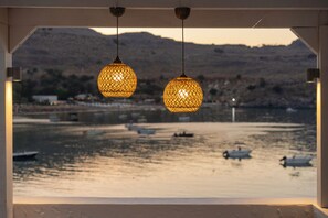 Uitzicht vanuit accommodatie