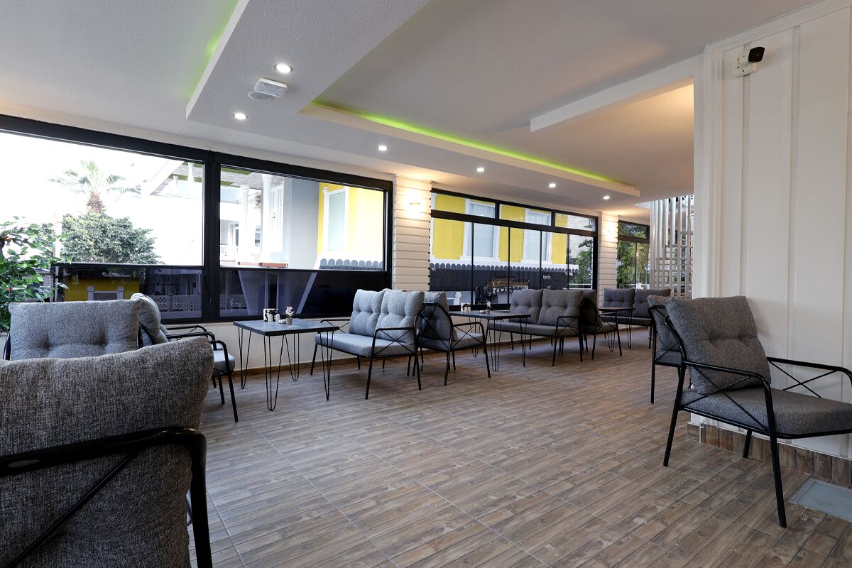 Sala de estar en el lobby