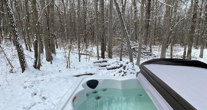 Hot Tub! ForestEscape cabin-Full Central Air-4B/2.5b-12 adults+kids-game room