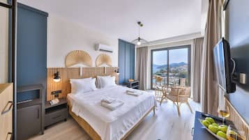 Premium-huone, merinäköala | 1 makuuhuone, ylelliset vuodevaatteet