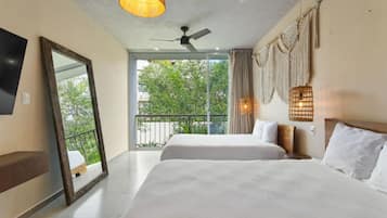 Desk, iron/ironing board, travel crib, free WiFi