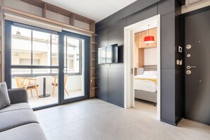 Luxury-Apartment | Wohnbereich | Smart-TV