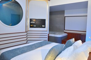 Grand Room, Non Smoking, Hot Tub | 1 bedroom, free minibar items, in-room safe, individually decorated