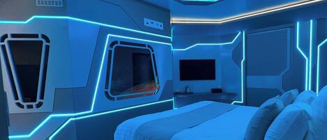 Design-huone, tupakointi kielletty, poreamme | 1 makuuhuone, minibaari (osa tuotteista ilmaisia), tallelokero huoneessa