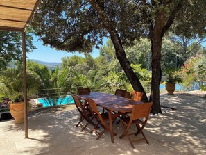 Outdoor dining - Authentique Maison Merindol Luberon (Merindol)