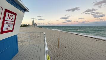 Sun loungers, beach towels