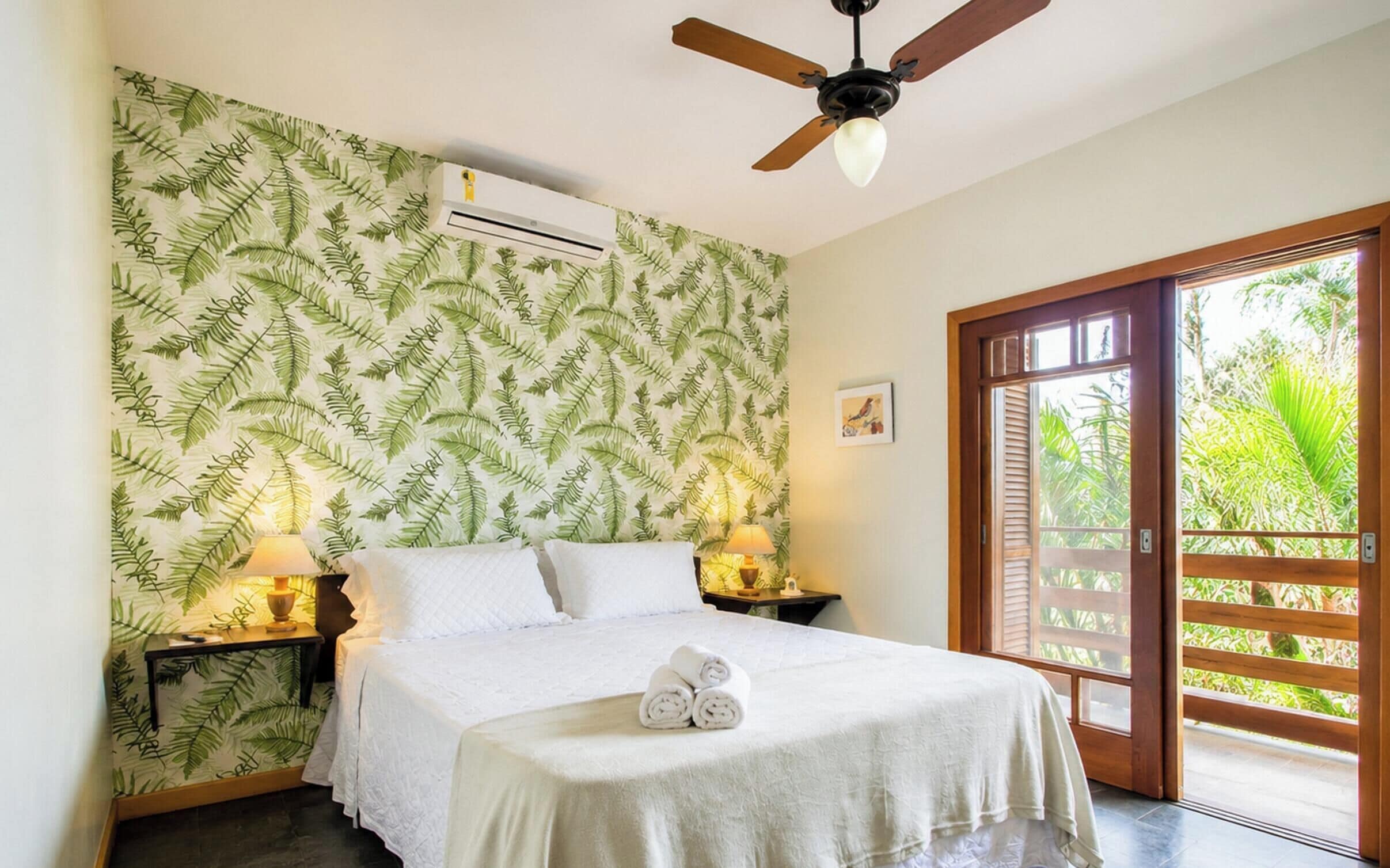 S4 - Suíte Morro das Pedras - Bollte Praia Boutique Pousada - Campeche | Sábanas de algodón egipcio, ropa de cama de alta calidad y minibar 
