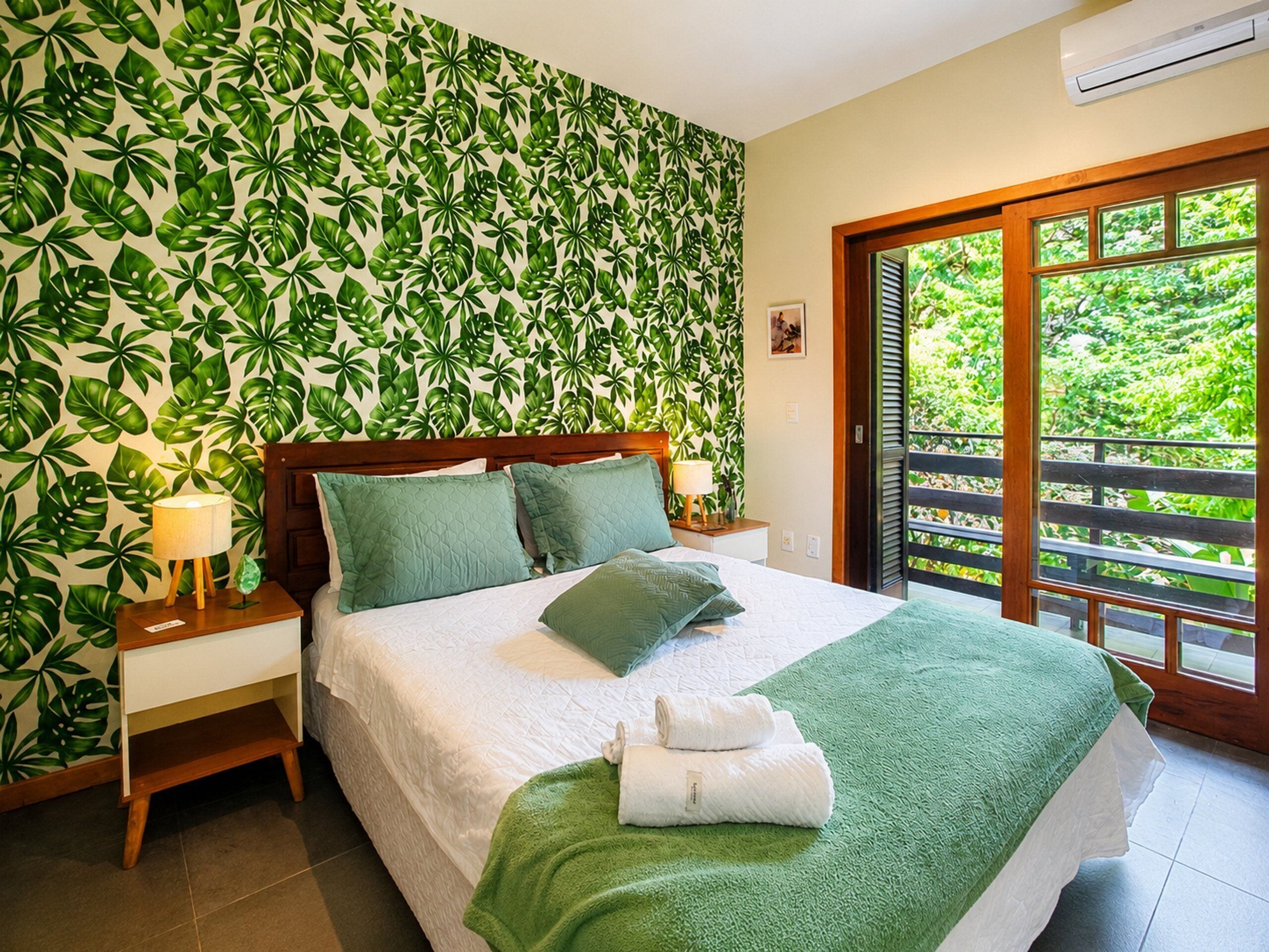 S7 - Suíte Praia da Solidão - Bollte Praia Boutique Pousada - Campeche | 埃及棉床單、高級寢具、迷你吧、獨特裝潢