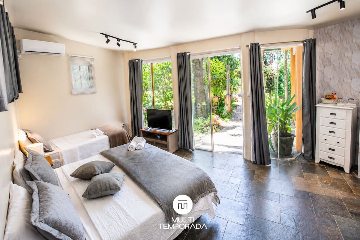 S9 - Boomerangue - Bollte Praia Boutique Pousada - Campeche | Sábanas de algodón egipcio, ropa de cama de alta calidad y minibar